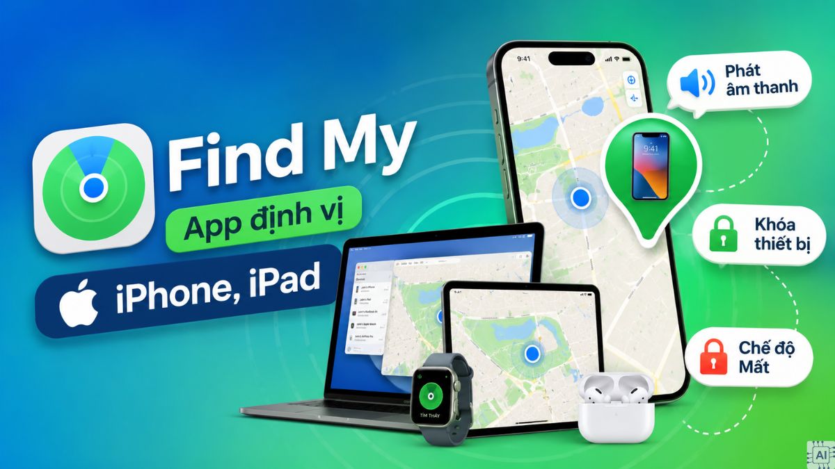 App định vị iPhone, iPad - Find My