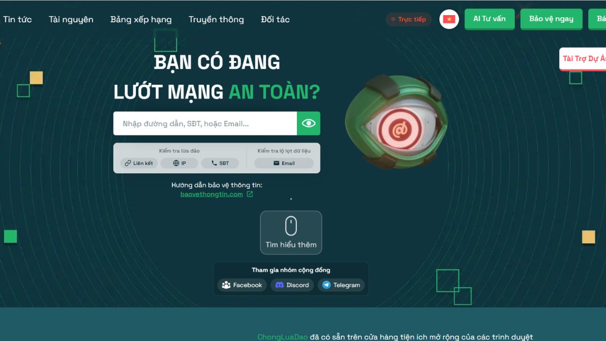 Web kiểm tra số điện thoại lừa đảo - Chống Lừa Đảo