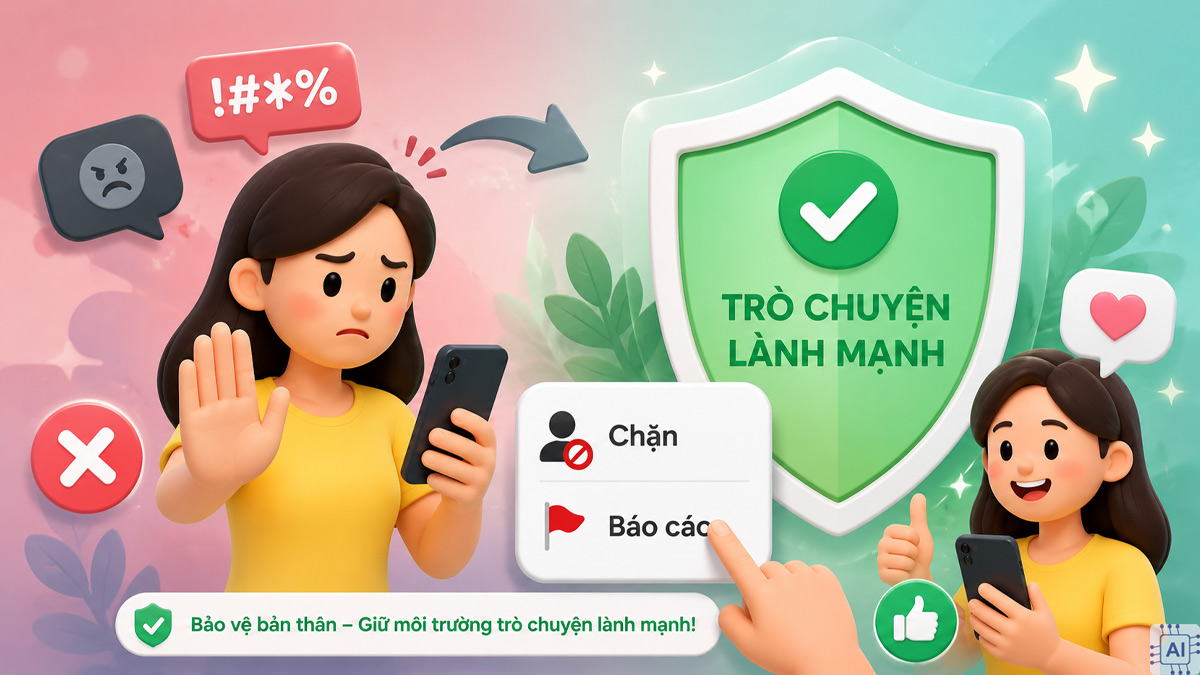 App nói chuyện với người lạ - Lưu ý tránh xa nội dung không lành mạnh