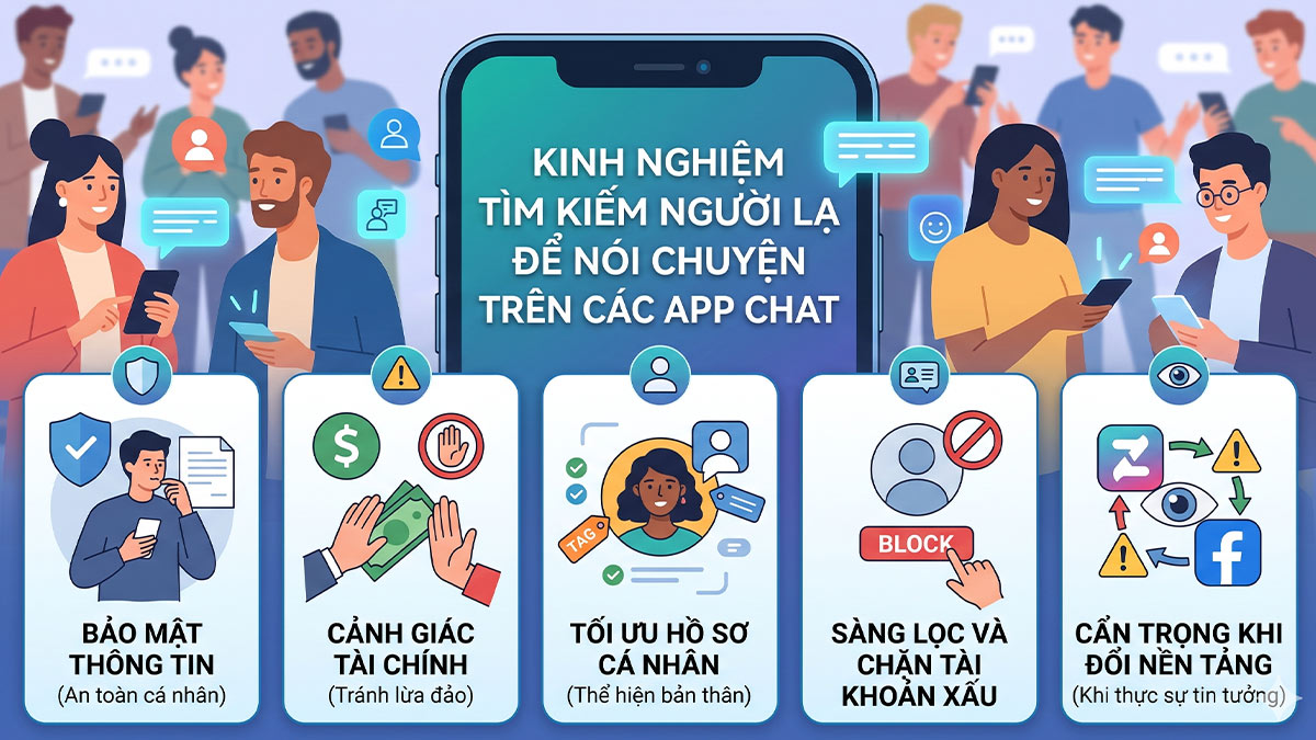 App nói chuyện với người lạ - Kinh nghiệm nói chuyện với người lạ