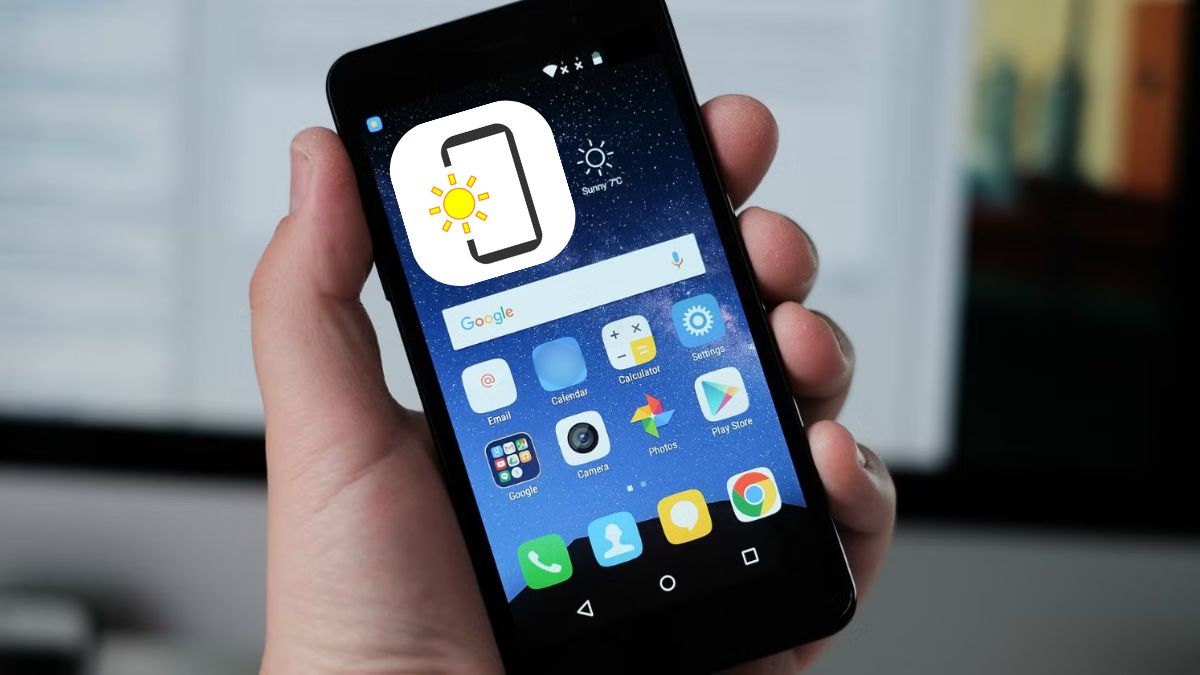 App tăng độ sáng màn hình điện thoại - Màn hình BẬT