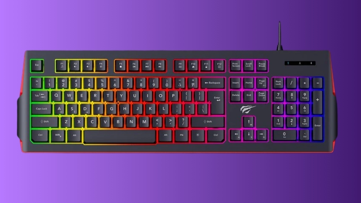 Bàn phím quán net - Havit KB866L RGB