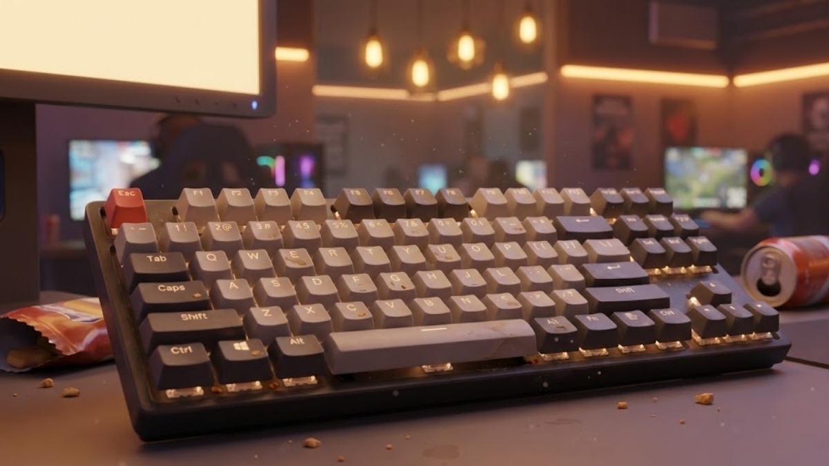 Bàn phím quán net chịu ảnh hưởng bởi môi trường