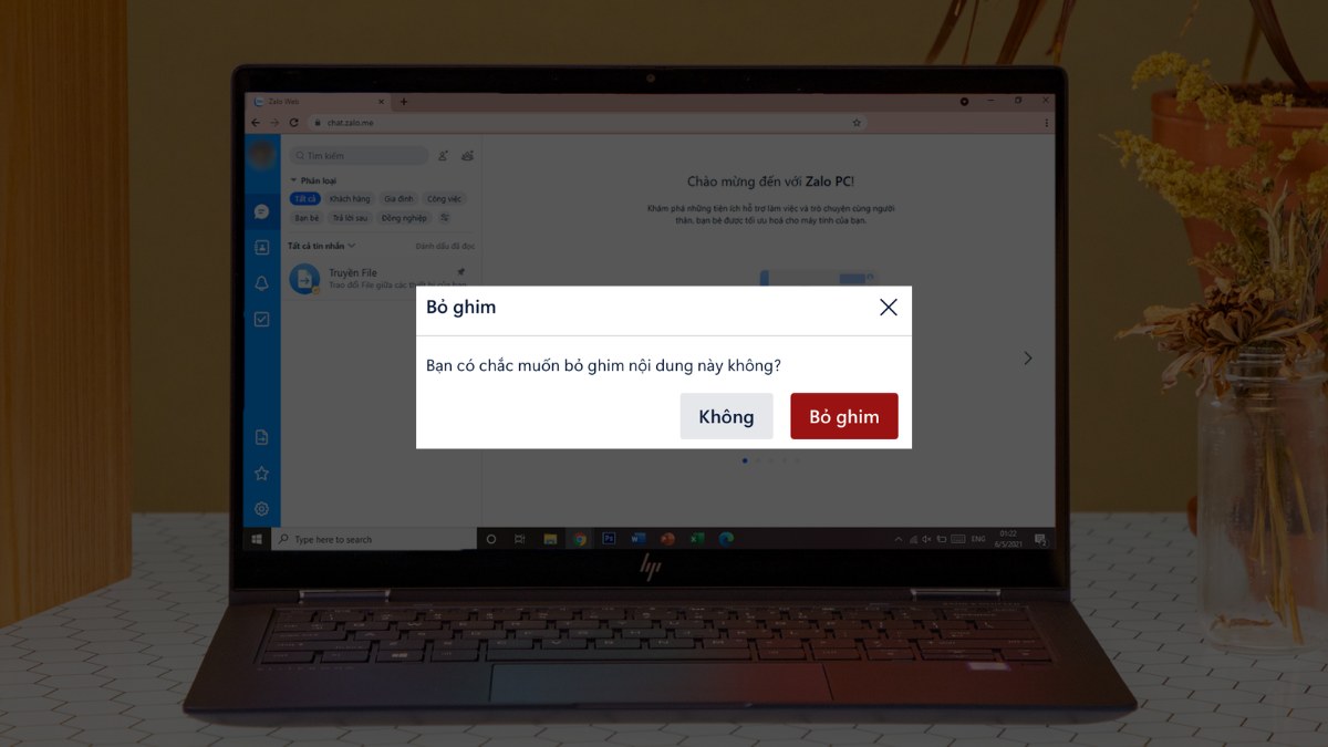 Lưu ý cách bỏ ghim tin nhắn Zalo - Quyền hạn ghim và bỏ ghim