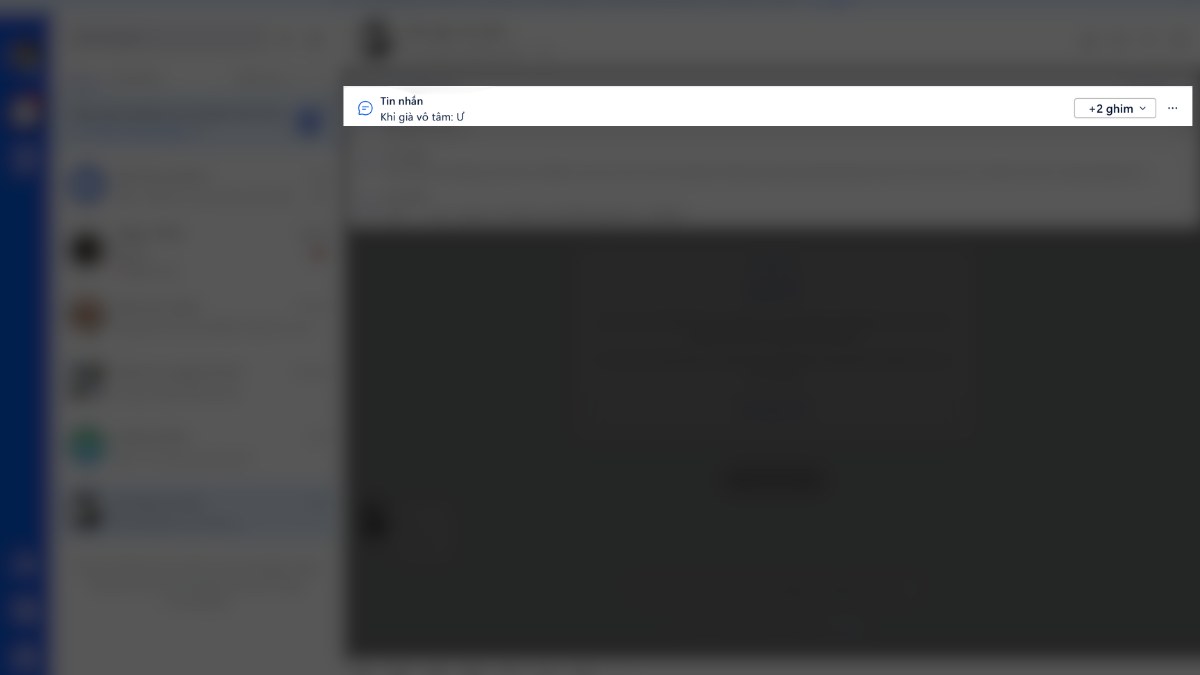 Lưu ý cách bỏ ghim tin nhắn Zalo - Vị trí ghim tin nhắn