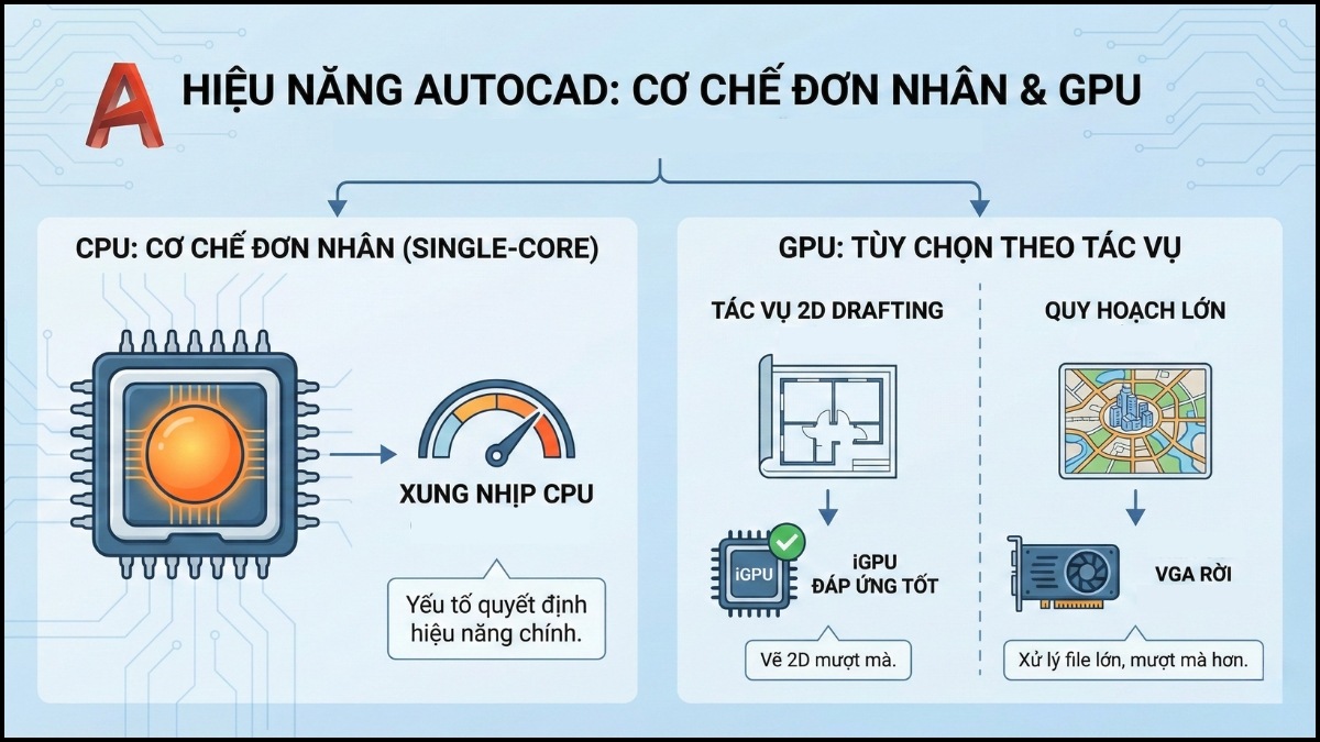 Build PC cho dân kiến trúc cho phần mềm AutoCAD