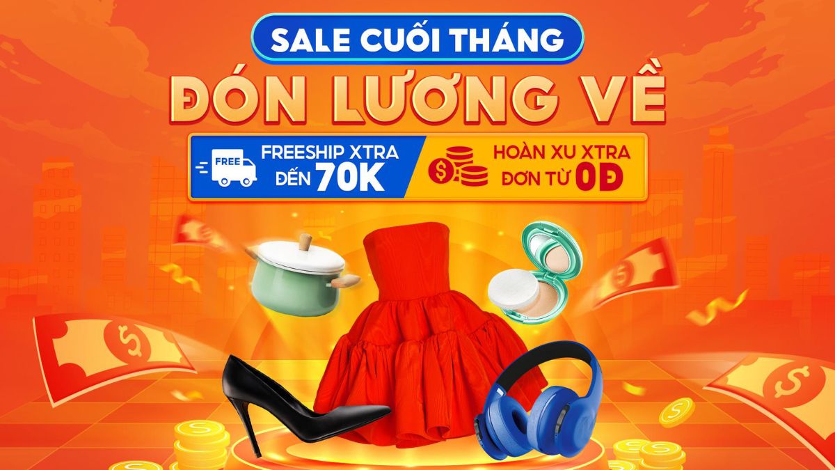 Các đợt sale lớn trong năm - Ngày sale cuối tháng