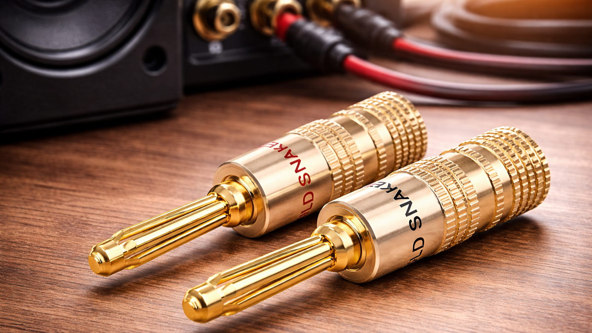 Các loại jack cắm - Jack cắm loa Banana