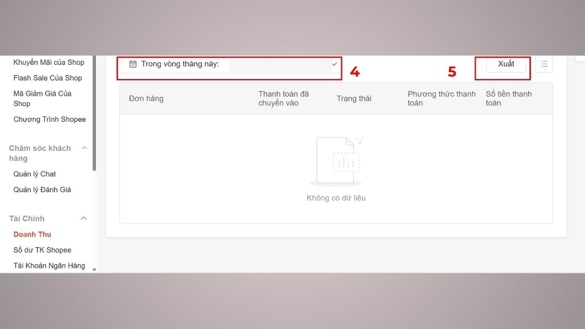 Cách tra các loại phí Shopee bước 3
