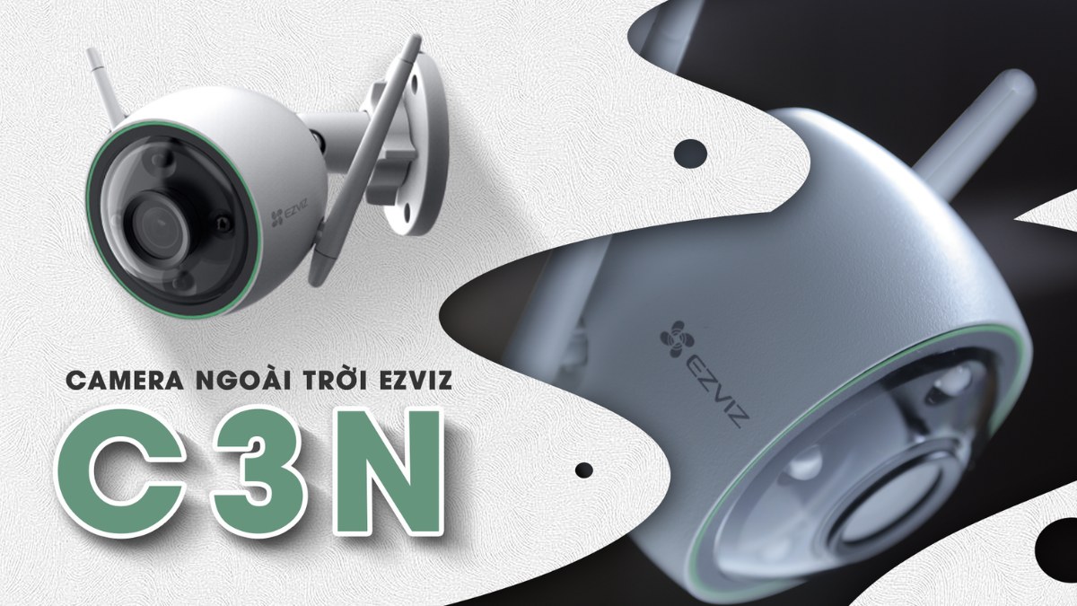 Cách bật đèn camera Ezviz ban đêm - Camera Ezviz C3N
