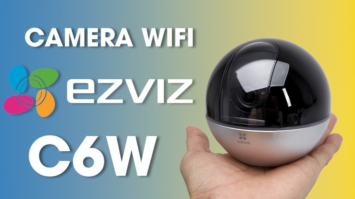 Cách bật đèn camera Ezviz ban đêm - Camera Ezviz C6W