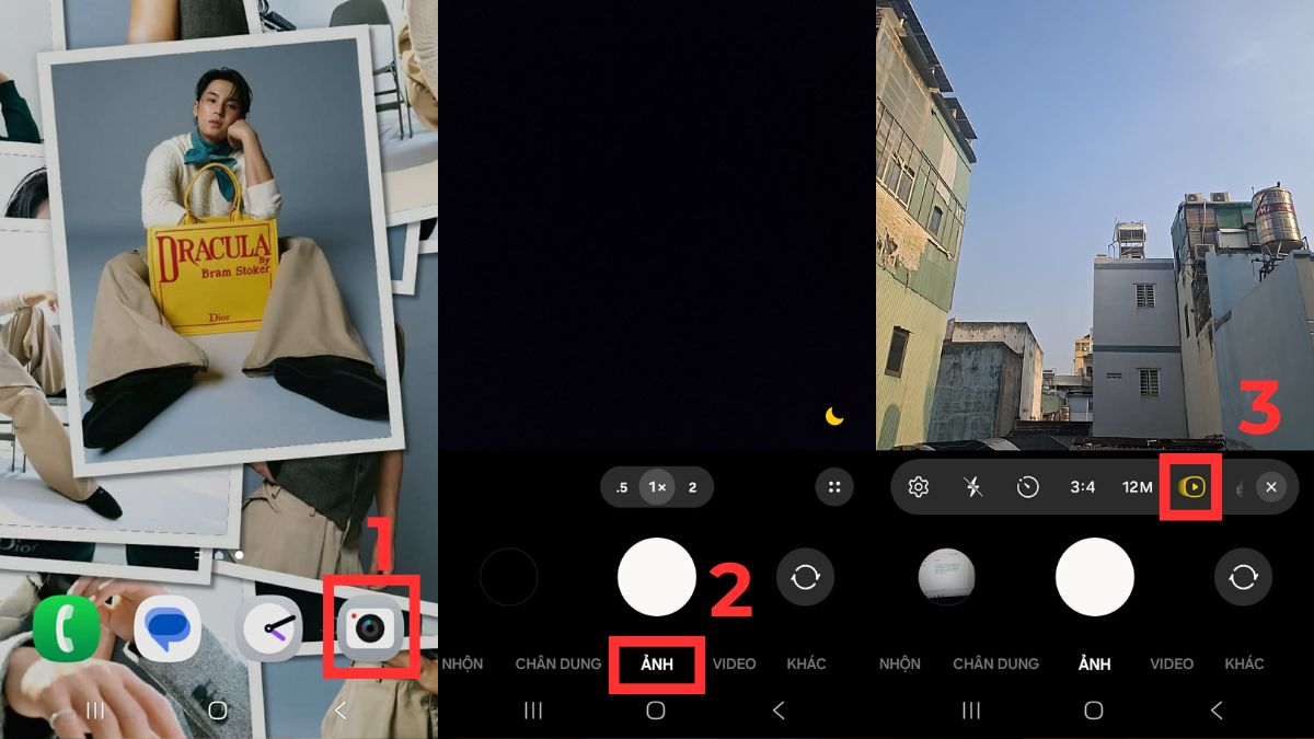 Cách bật Live Photo trên Samsung (Motion Photo)