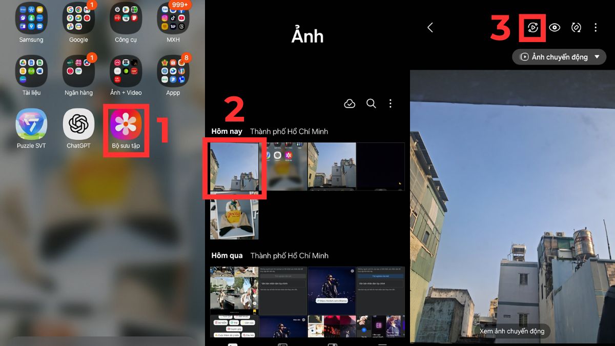 Cách bật Live Photo trên Samsung (Motion Photo) và quản lý xem ảnh