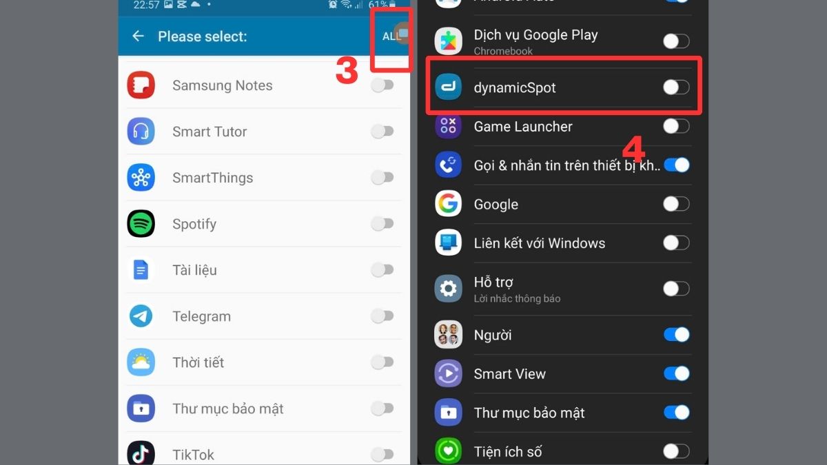 Cách biến OPPO thành iPhone - Cài Dynamic Island bước 3, 4