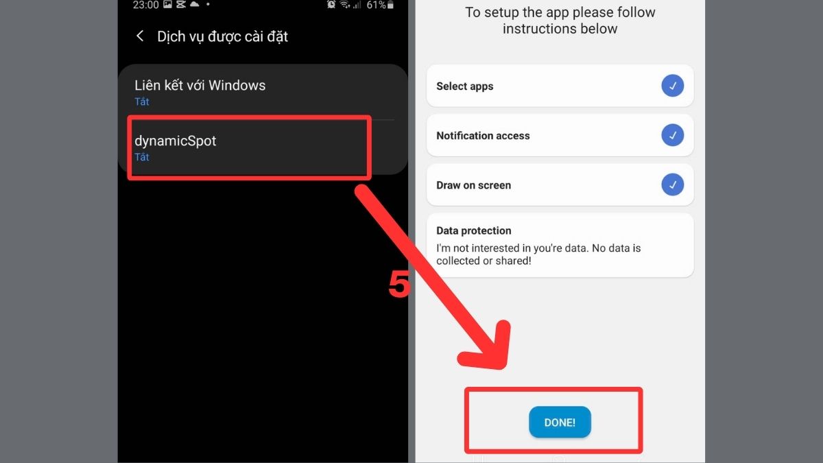 Cách biến OPPO thành iPhone - Cài Dynamic Island bước 5, 6