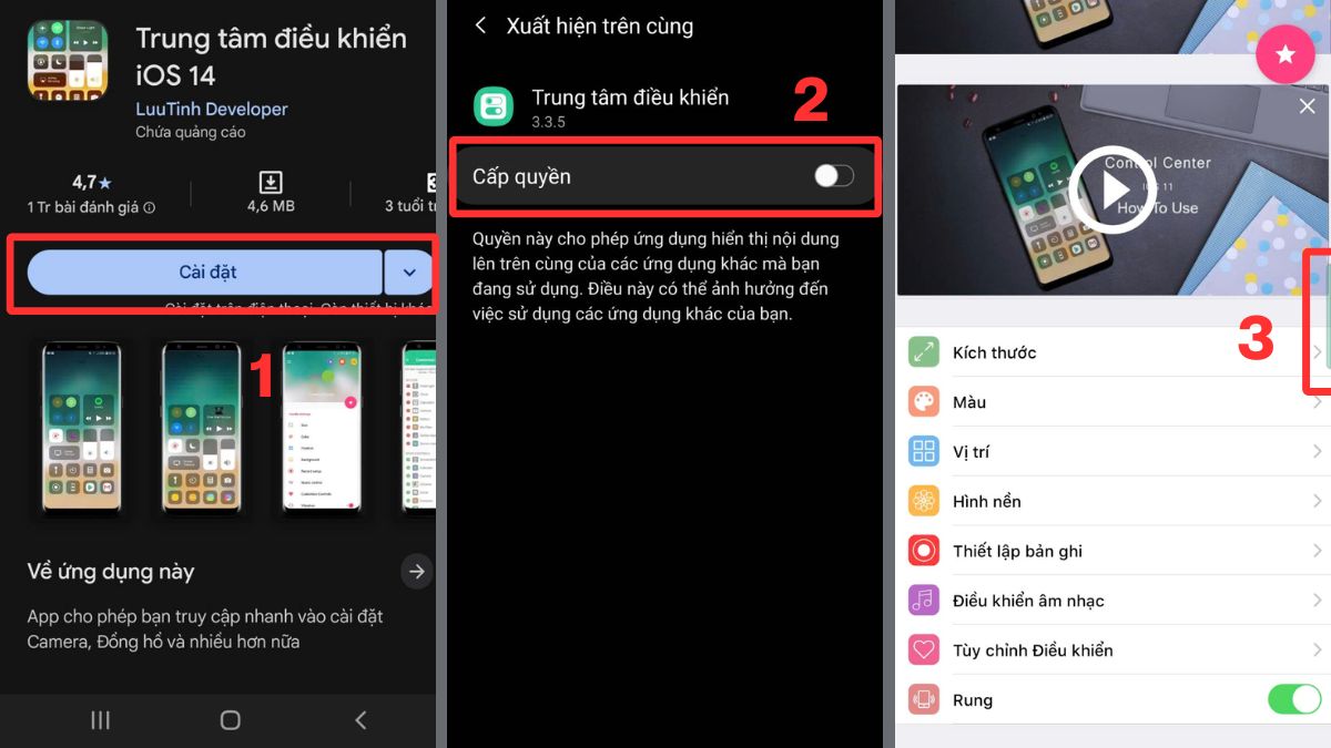 Cách biến OPPO thành iPhone - Sử dụng Control Center