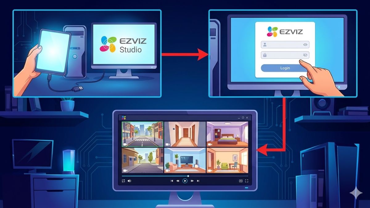 Cách cài Camera EZVIZ trên PC