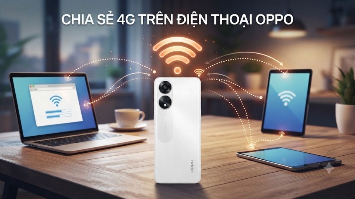 3 Cách chia sẻ 4G trên OPPO đơn giản, nhanh chóng