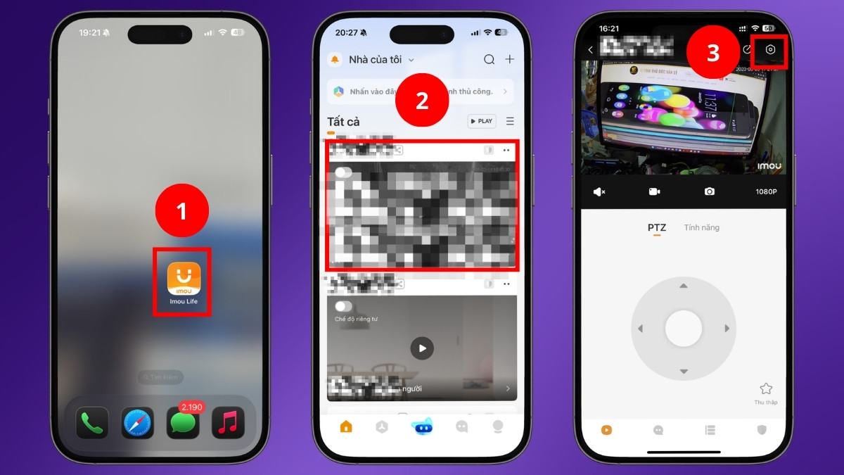 Cách chia sẻ camera imou cho người khác - Phân quyền cho tài khoản khác bước 1