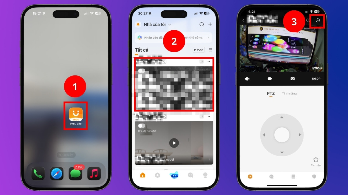 Cách tắt chia sẻ camera imou cho người khác bước 1