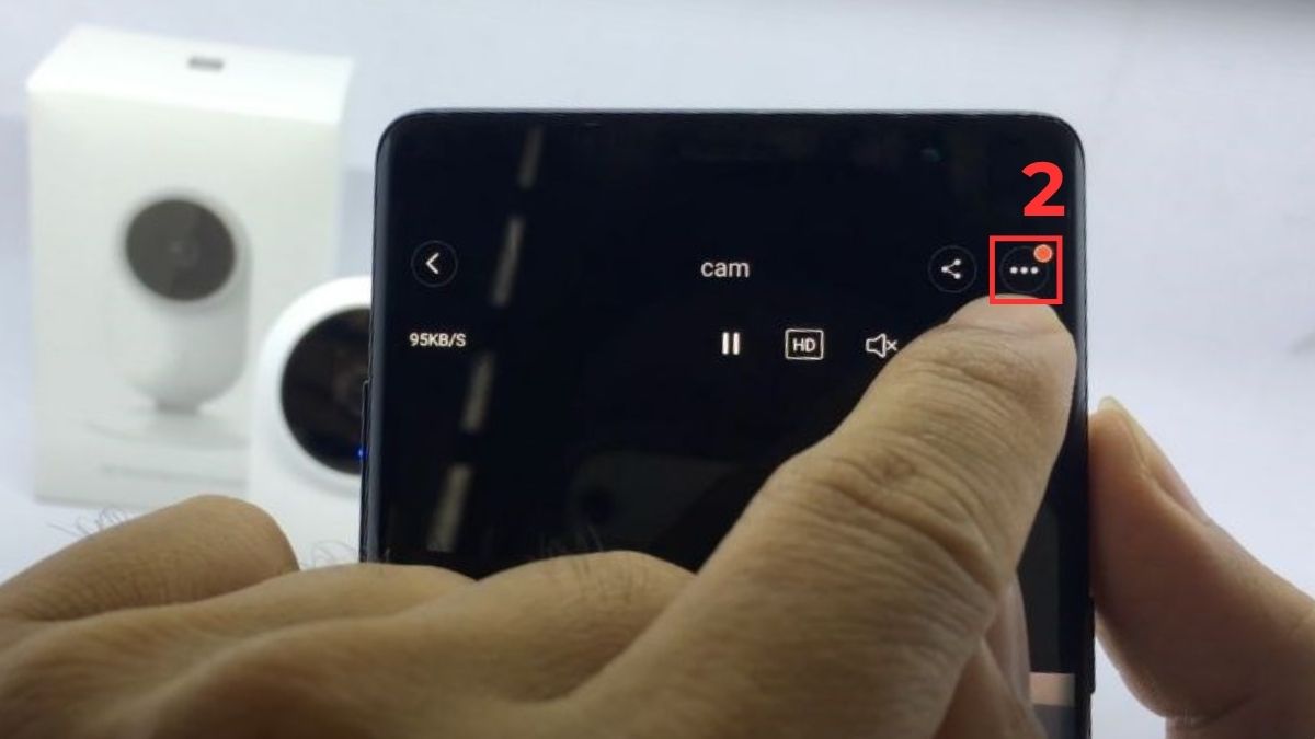 Cách chia sẻ camera Xiaomi cho điện thoại khác bước 2-1