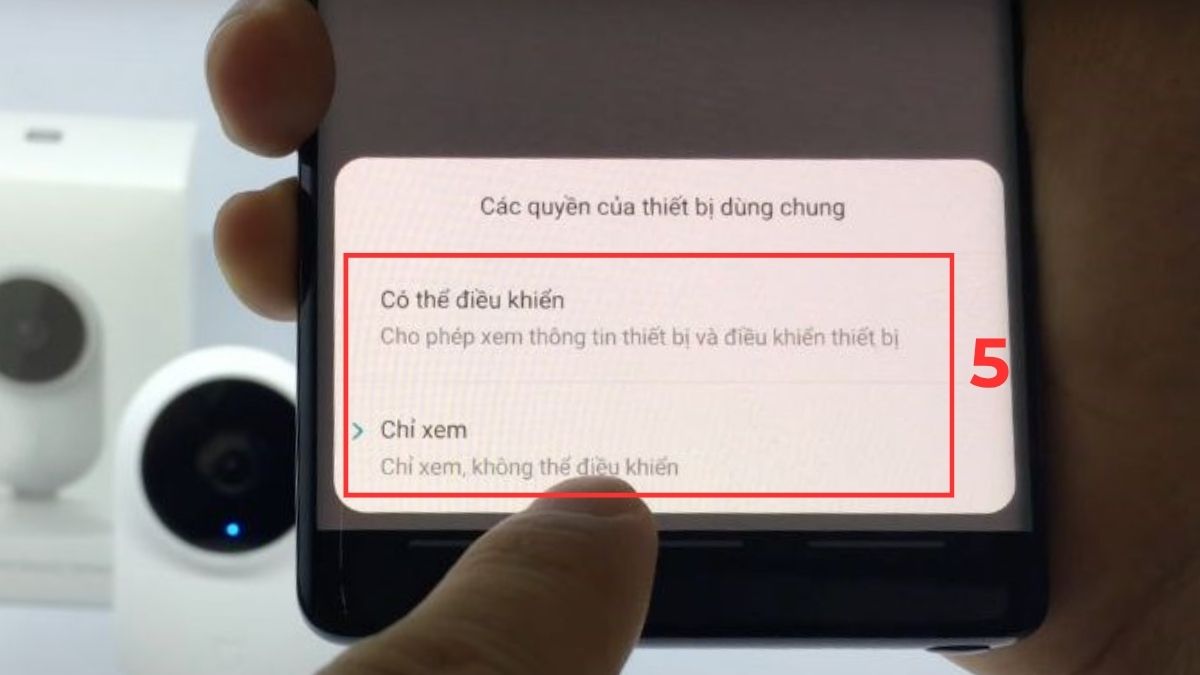 Cách chia sẻ camera Xiaomi cho điện thoại khác bước 3-1