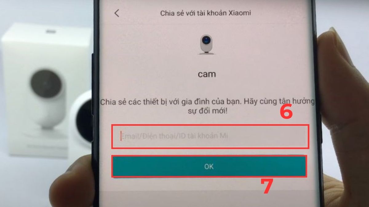 Cách chia sẻ camera Xiaomi cho điện thoại khác bước 3-2