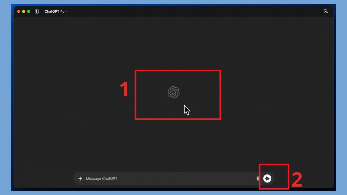 Cách chia sẻ video màn hình với ChatGPT Voice trên máy tính bước 1