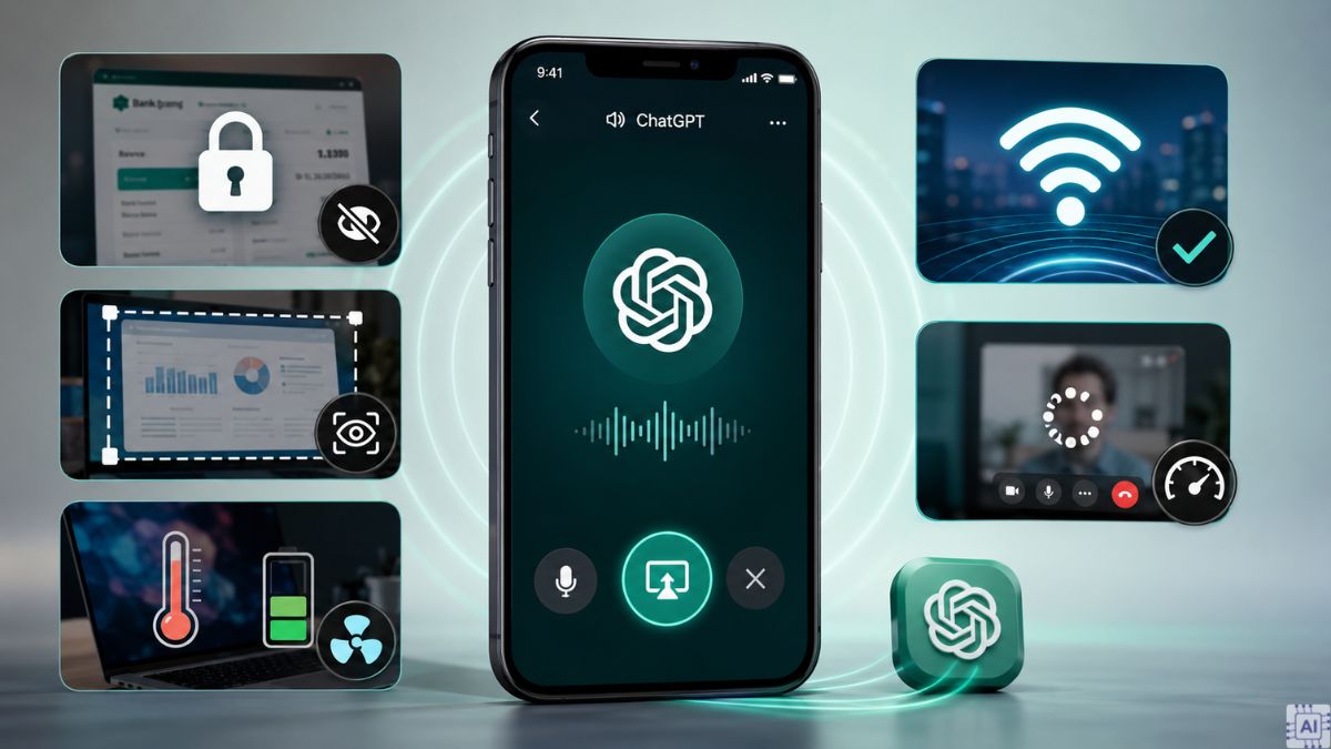 Cách chia sẻ video màn hình với ChatGPT Voice và các lưu ý