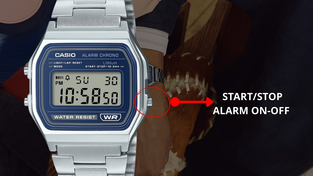 Cách chỉnh đồng hồ Casio 3 nút - Tìm hiểu nút bên phải