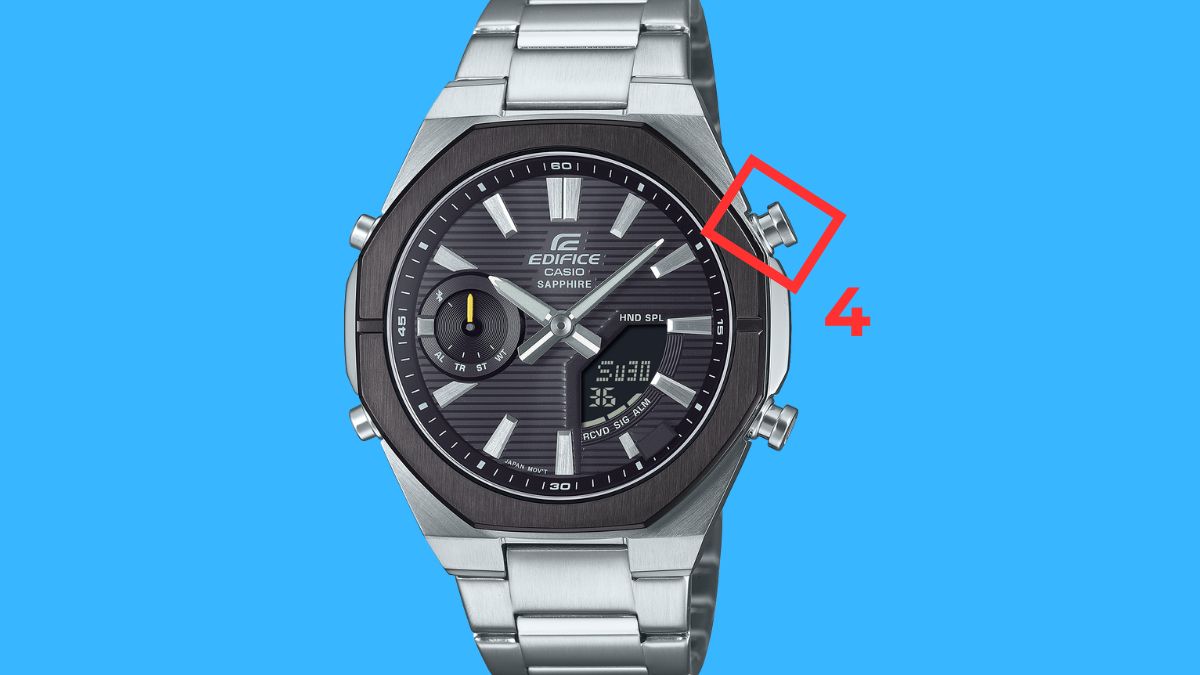 Cách chỉnh đồng hồ LED đeo tay 4 nút bước 4