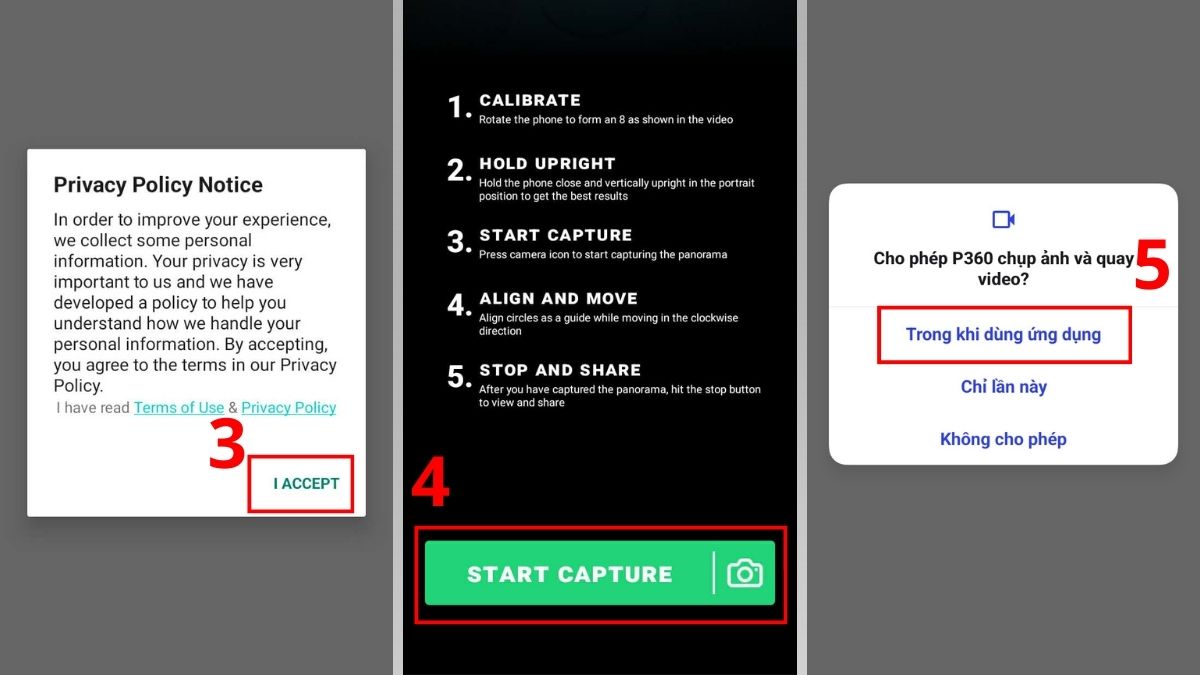 Cách chụp 0.5 trên OPPO qua Panorama 360 Camera bước 2
