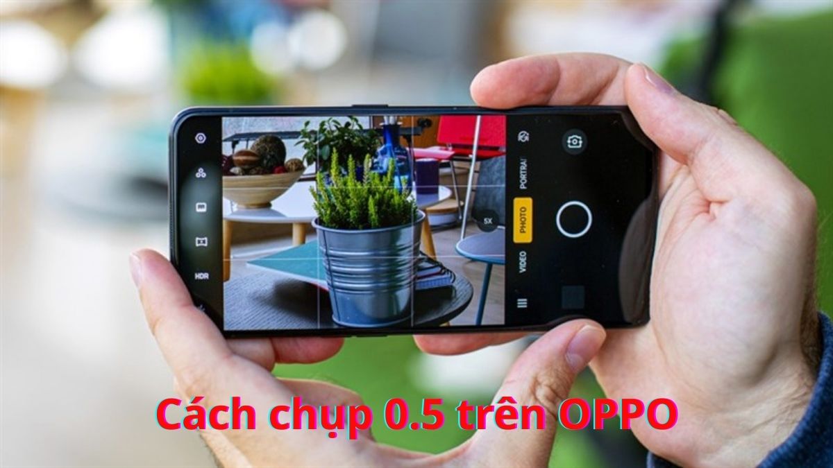Cách chụp 0.5 trên OPPO bắt trọn khung cảnh góc rộng