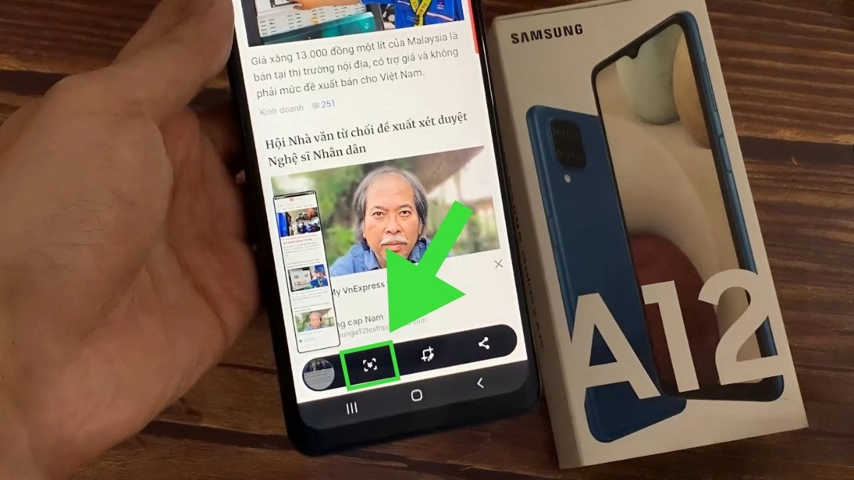 Cách chụp màn hình điện thoại Samsung - Chụp cuộn trang