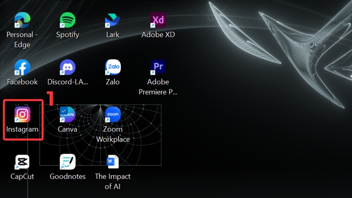 Cách đăng thước phim trên Instagram trên máy tính bước 1