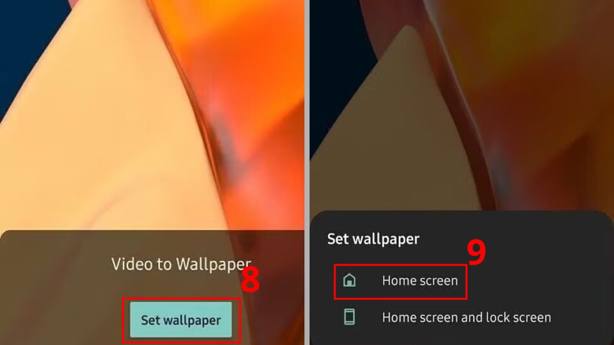 Cách đặt video làm hình nền điện thoại Oppo qua Video Live Wallpaper bước 4