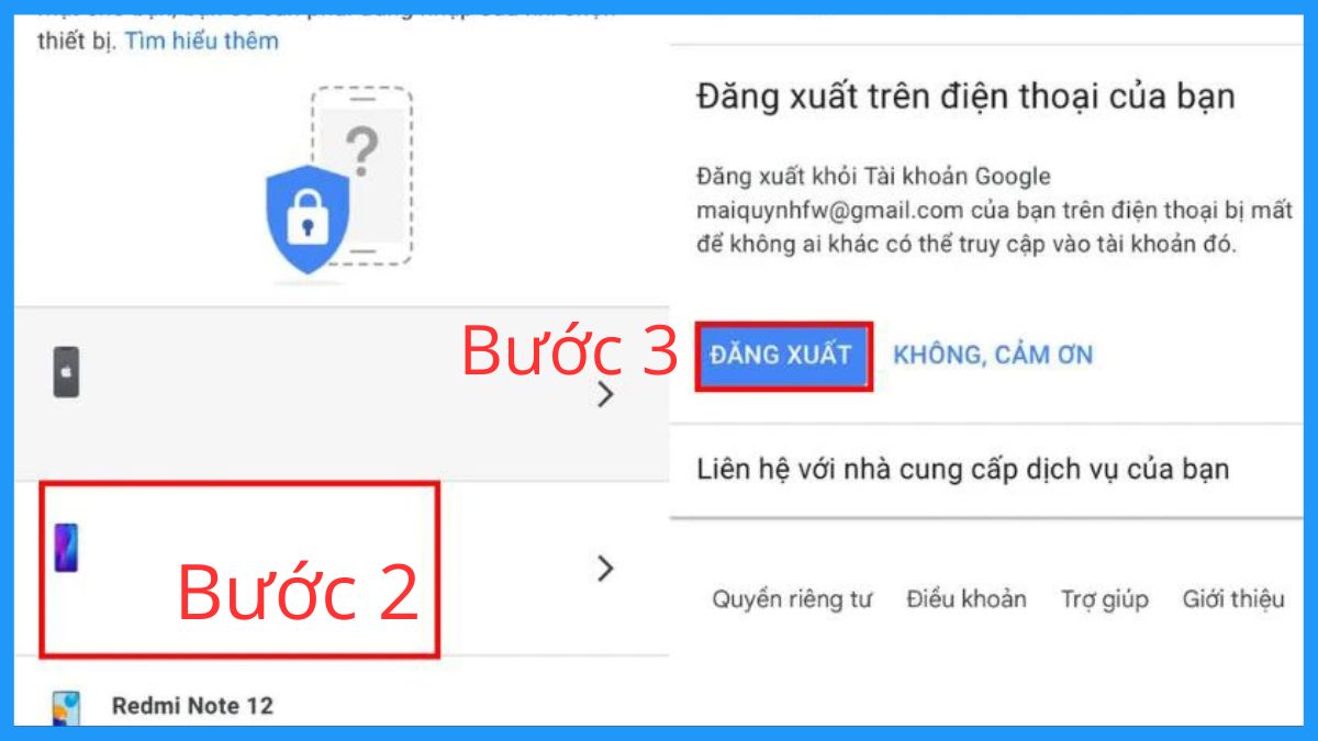 Cách định vị điện thoại OPPO trên iPhone qua Find My Device bước 2, 3