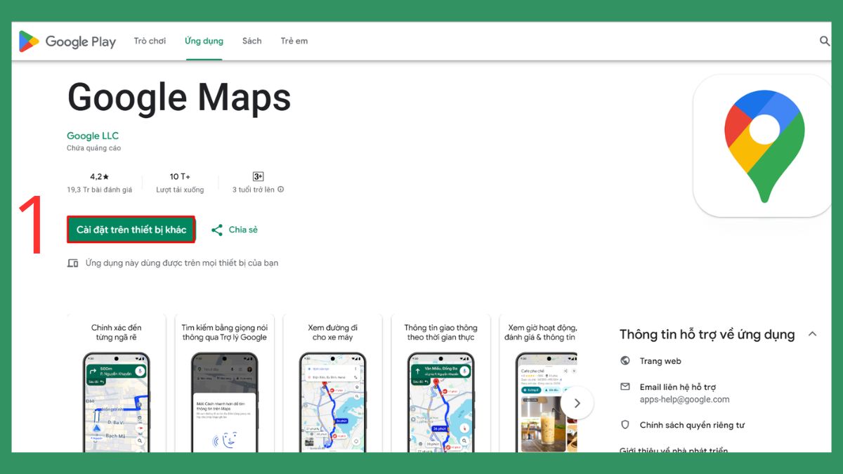 Cách định vị điện thoại OPPO trên iPhone qua Google Maps bước 1
