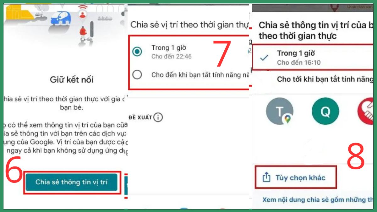 Cách định vị điện thoại OPPO trên iPhone qua Google Maps bước 4
