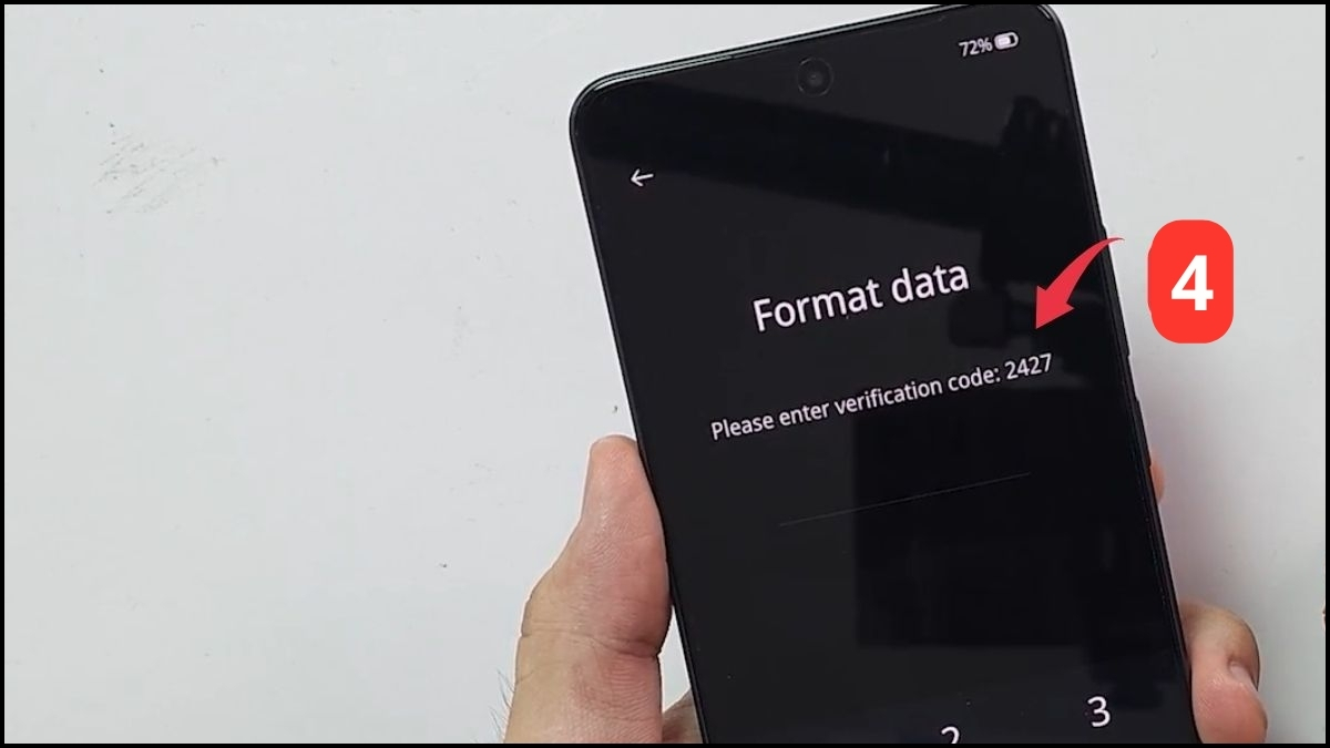 Cách đổi mật khẩu điện thoại OPPO khi quên mật khẩu cũ bước 4