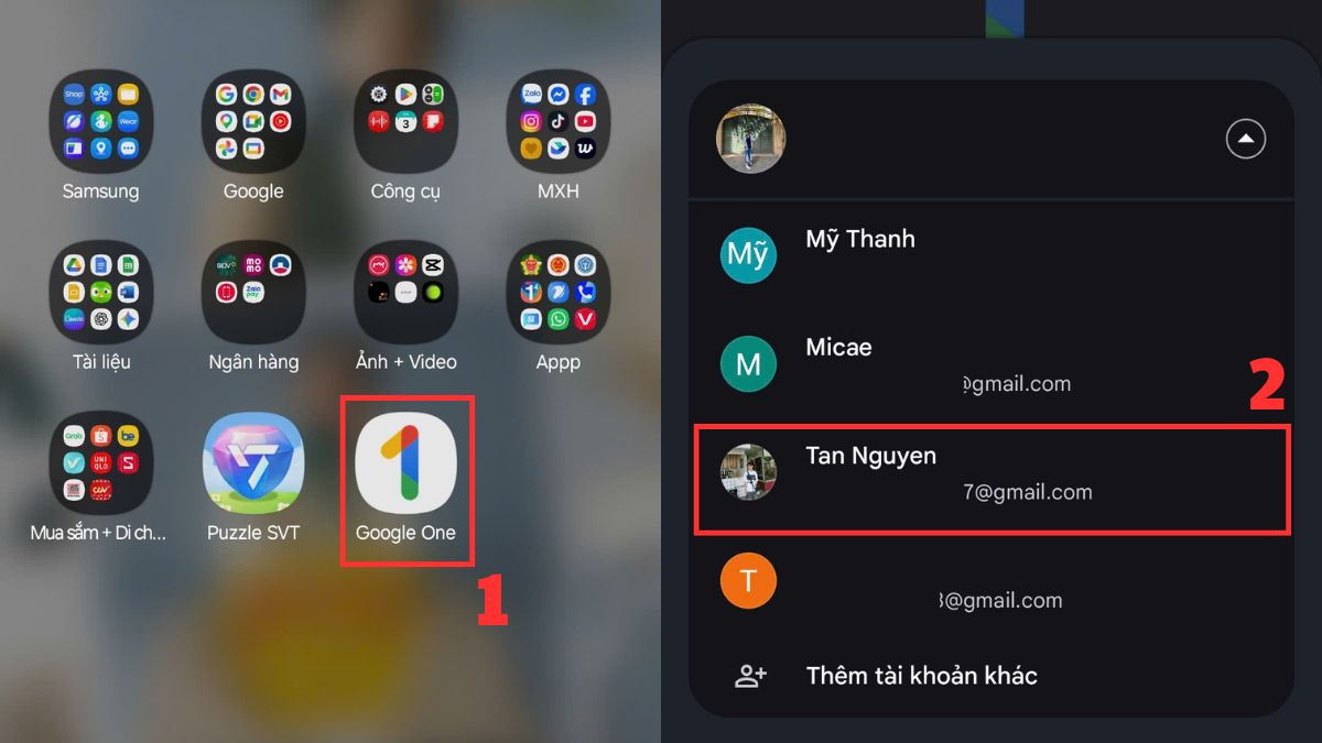 Cách hủy Gemini Advanced qua ứng dụng Google One bước 1