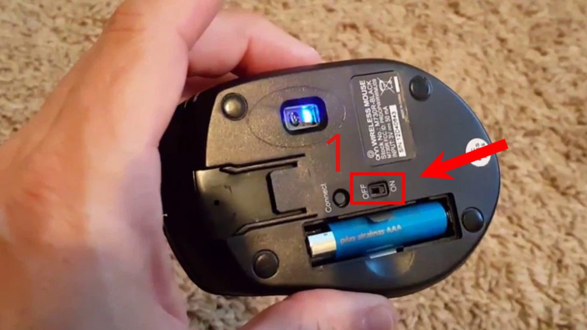 Cách kết nối chuột Bluetooth với Laptop bước 1