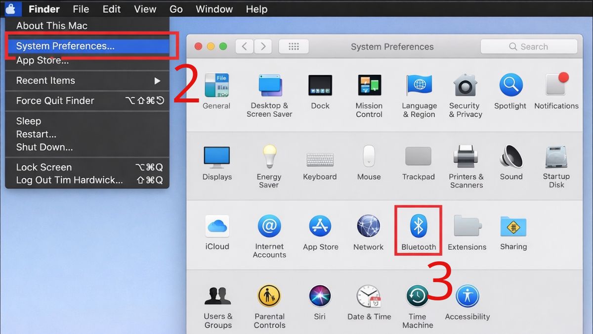 Cách kết nối chuột Bluetooth với Macbook bước 2