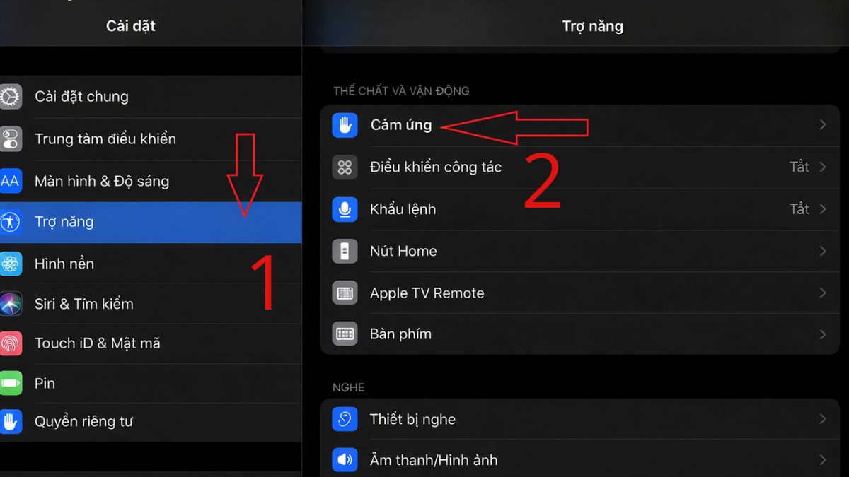 Cách kết nối chuột Bluetooth với iPad bước 1