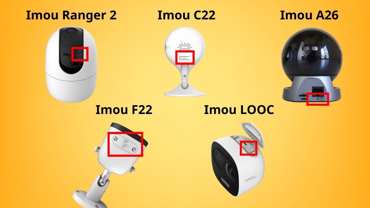 Cách khởi động lại Camera Imou bằng nút vật lý