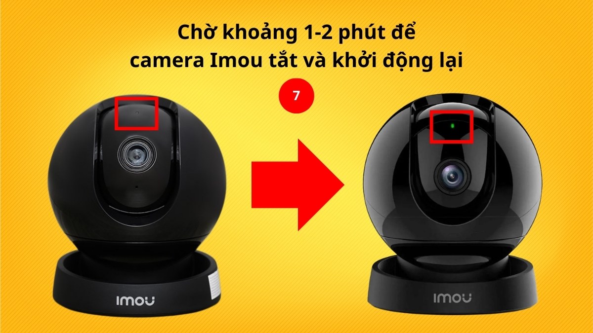 Cách khởi động lại Camera Imou qua Imou Life bước 3