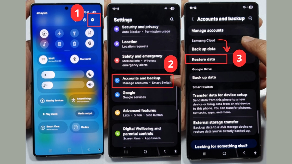 Cách khôi phục ghi âm đã bị xóa trên Samsung qua Samsung Cloud bước 1
