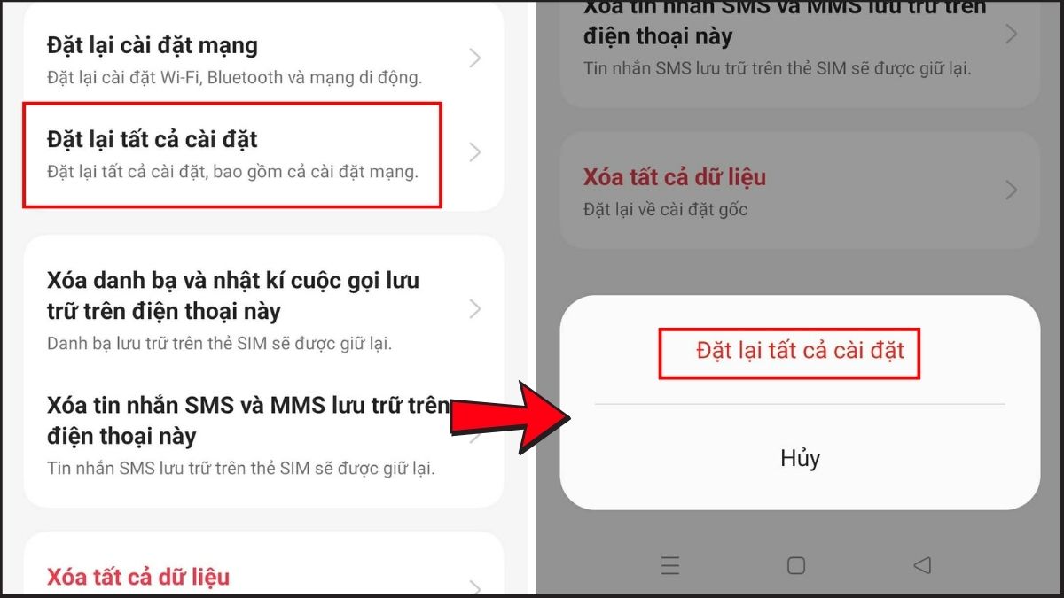 Cách kiểm tra OPPO chính hãng và khôi phục cài đặt gốc bước 3