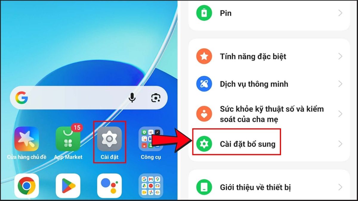 Cách kiểm tra OPPO chính hãng và khôi phục cài đặt gốc bước 1