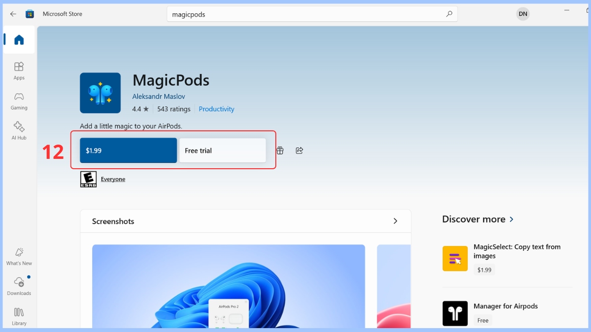 Cách kiểm tra pin Airpods trên Windows bước 12